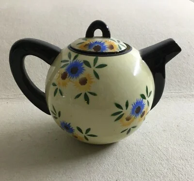 Soprammobile in Ceramica Sesto Fiorentino, la Colonnata, Decoro Floreale