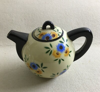 Soprammobile In Ceramica Sesto Fiorentino, La Colonnata, Decoro Floreale