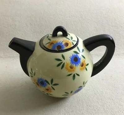 Soprammobile in Ceramica Sesto Fiorentino, la Colonnata, Decoro Floreale