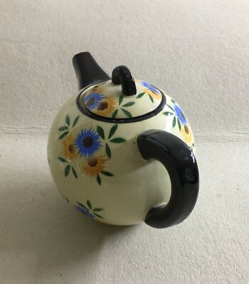 Soprammobile In Ceramica Sesto Fiorentino, La Colonnata, Decoro Floreale