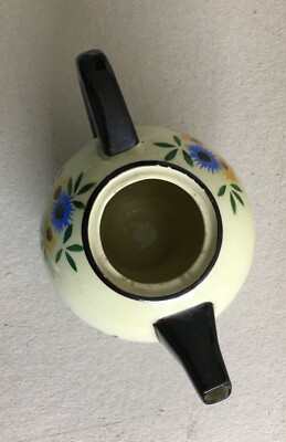 Soprammobile In Ceramica Sesto Fiorentino, La Colonnata, Decoro Floreale