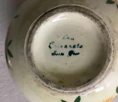 Soprammobile in Ceramica Sesto Fiorentino, la Colonnata, Decoro Floreale