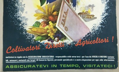 F.A.T.A. Fondo Assicurativo Tra Agricoltori. Stampa Pubblicitaria Agricola