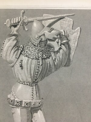 Stampa Devozionale: San Giorgio E Il Drago, Scultura A Digione   H. Shawe
