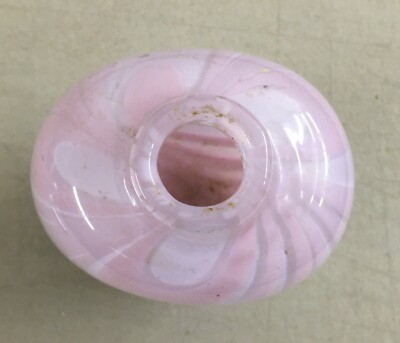 Modernariato: Vaso In Vetro Rosa Firmato Kosta Ehrber