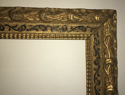 Cornice Antica In Legno Dorato Stile Liberty