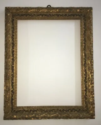 Cornice Antica in Legno Dorato Stile Liberty