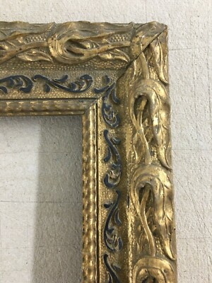 Cornice Antica In Legno Dorato Stile Liberty