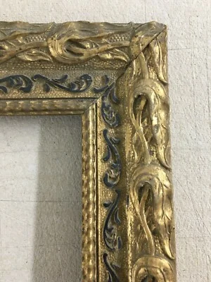 Cornice Antica in Legno Dorato Stile Liberty