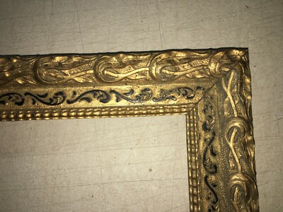 Cornice Antica In Legno Dorato Stile Liberty