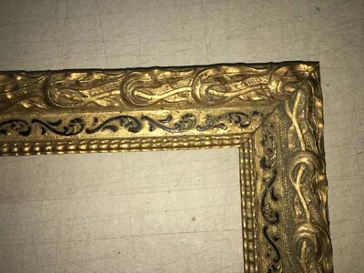 Cornice Antica in Legno Dorato Stile Liberty