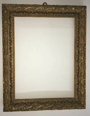 Cornice Antica in Legno Dorato Stile Liberty