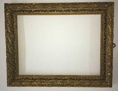 Cornice Antica In Legno Dorato Stile Liberty