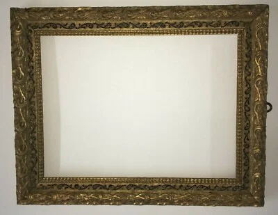 Cornice Antica in Legno Dorato Stile Liberty