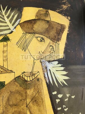 Pannello Decorativo Dipinto, Suggestiva Allegoria, Attribuito A Giò Ponti   Novecento
