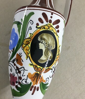 Distillerie Brams, Bologna: Bottiglia Pubblicitaria Decorativa, Anfora In Ceramica, Anni '50