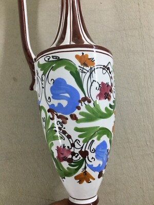 Distillerie Brams, Bologna: Bottiglia Pubblicitaria Decorativa, Anfora In Ceramica, Anni '50