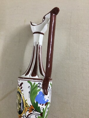 Distillerie Brams, Bologna: Bottiglia Pubblicitaria Decorativa, Anfora In Ceramica, Anni '50