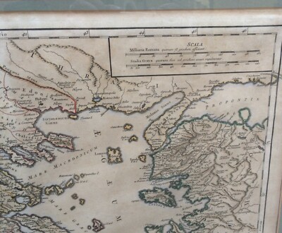 Grecia, Creta, Egeo, Lesbo, Cefalonia, Cicladi, Otranto: Antica Grande Cartografia, 1752