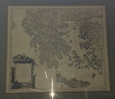 Grecia, Creta, Egeo, Lesbo, Cefalonia, Cicladi, Otranto: Antica Grande Cartografia, 1752