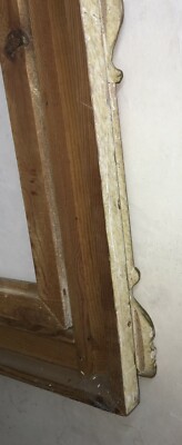 Antica Cornice Laccata E Dorata A Laccatura Fiorentina