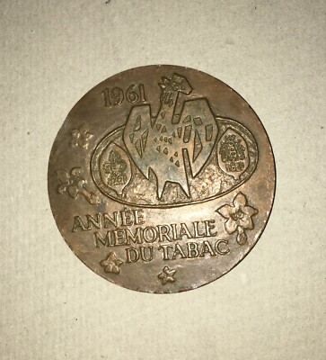 Medaglia Commemorativa Jean Nicot E Napoleone Storia Del Tabacco 1561 1961