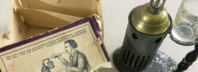 Apparecchio Per Inalazioni A Vapore Dampf Inhalations Apparat, Primo '900