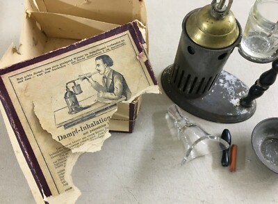 Apparecchio Per Inalazioni A Vapore Dampf Inhalations Apparat, Primo '900
