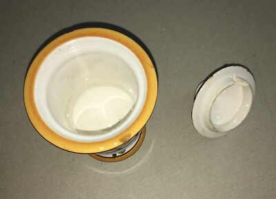 Artistico Vaso In Ceramica Con Decoro Policromo Floreale   MTC   Porta Pepe