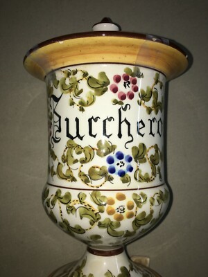 Vaso Per Zucchero In Ceramica Policroma MTC