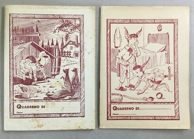 Scuola, Scrittura, Quaderni Per Bambini, Pinocchio