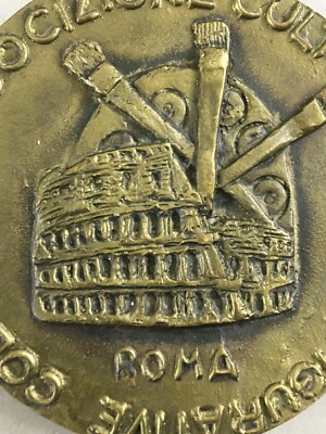 Scultura E Arte Della Medaglia: Roma, Colosseo E Il Centenario Di Cristoforo Colombo