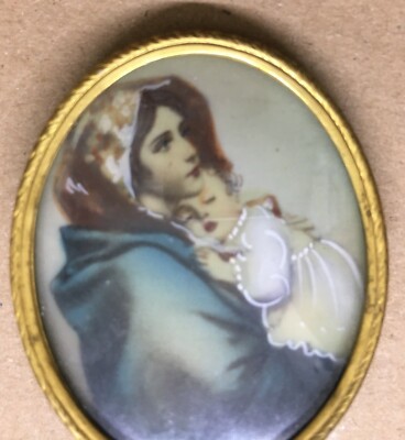 Arte   Artistica Miniatura: Maternità (madre Con Bambina)