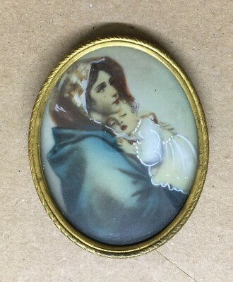 Arte   Artistica Miniatura: Maternità (madre Con Bambina)