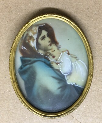 Arte   Artistica Miniatura: Maternità (madre Con Bambina)