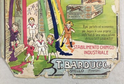 Antica Pubblicitaria Firenze Castello: Tintura Colorante Tigre, Ditta Barducci