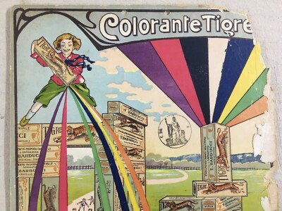 Antica Pubblicitaria Firenze Castello: Tintura Colorante Tigre, Ditta Barducci