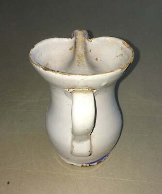 Artistica Ceramica Popolare: Mini Boccale Da Vino Floreale, Abruzzo, Palena O Castelli