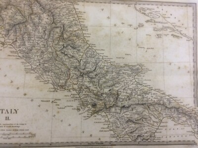 Antica Cartografia: Toscana, Umbria, Marche, Lazio, Puglia, Campania, Basilicata (1830)