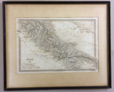 Antica Cartografia: Toscana, Umbria, Marche, Lazio, Puglia, Campania, Basilicata (1830)