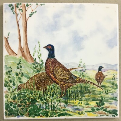 Paesaggio Con Volatili, Cacciagione. Ceramica Dipinta, Marche, Urbino. Attribuito A Guido Fiaccarini
