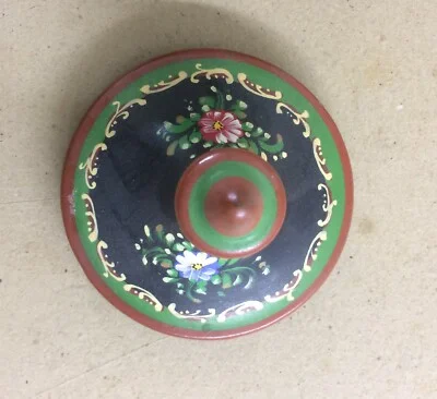 Collector's Ceramic with Polychrome Floral Decoration, Deruta, Gialletti, 20th Century