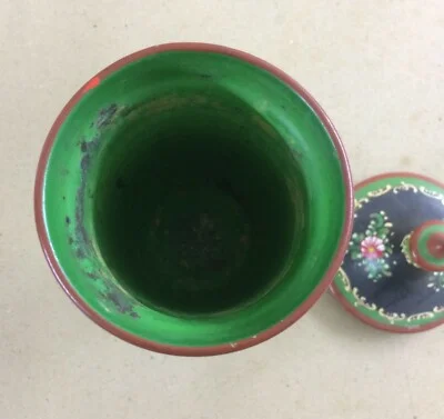 Collector's Ceramic with Polychrome Floral Decoration, Deruta, Gialletti, 20th Century