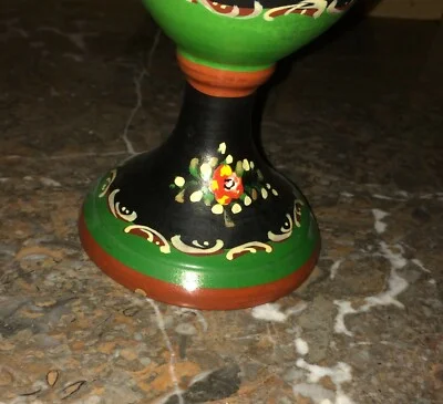 Collector's Ceramic with Polychrome Floral Decoration, Deruta, Gialletti, 20th Century