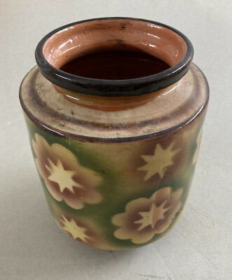 Vaso Aerografato Di Gusto Futurista   Primo '900