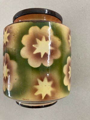 Vaso Aerografato Di Gusto Futurista   Primo '900