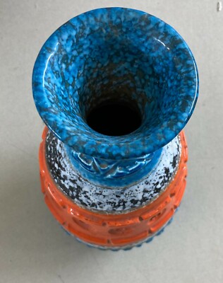 Vaso In Ceramica Policroma Con Decori A Rilievo   San Polo (Venezia)