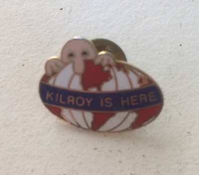 Spilletta Da Collezione   Kilroy Is Here   Decorativa   Fumettistica   Inusuale