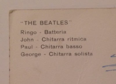 The Beatles, Cartolina d'Epoca A Colori, 1967