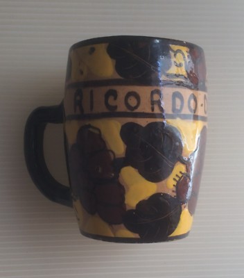 Ceramica Pubblicitaria   Terme   Acque Minerali   Fiuggi   Decoro Floreale Da Collezione